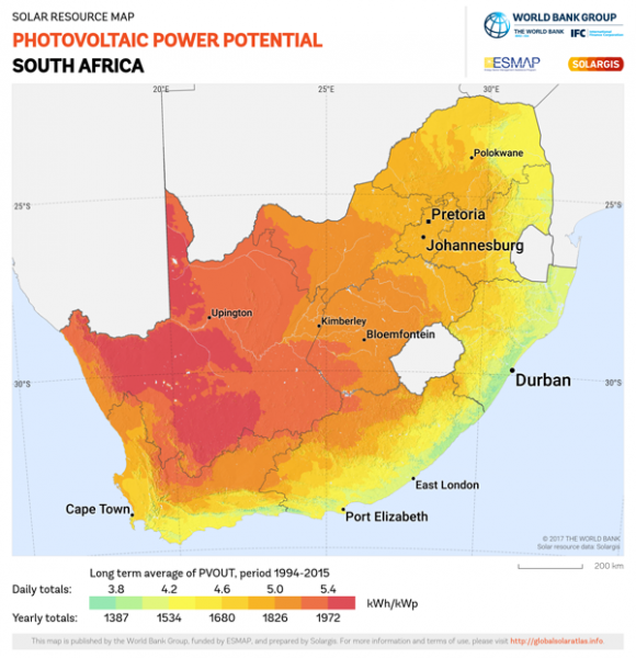 Solar power south africa